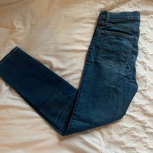 LUCKY BRAND dark blue skinny jeans
